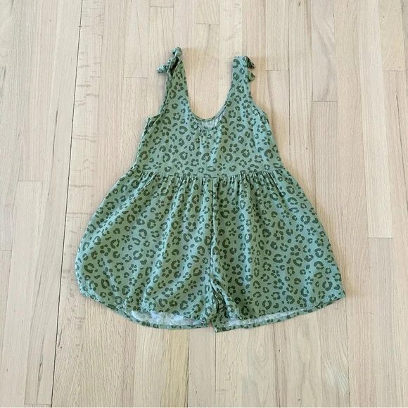 NWOT Cat & Jack Girls Shortalls Woven Romper, Size Small - Picture 6 of 6